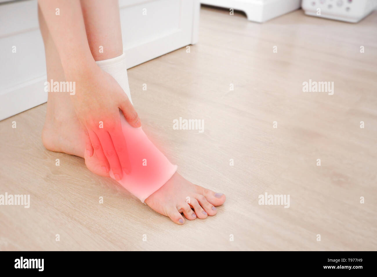 woman ankle