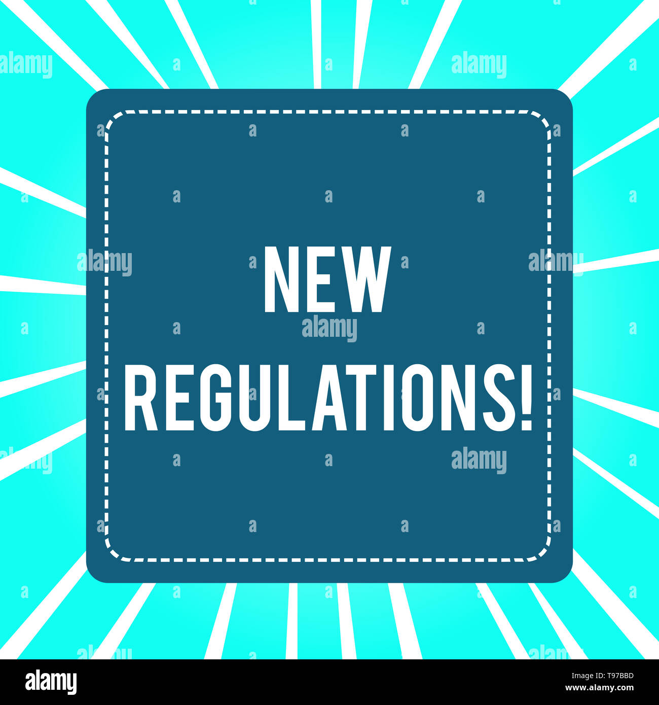 Handwriting text New Regulations. Conceptual photo rules made ...