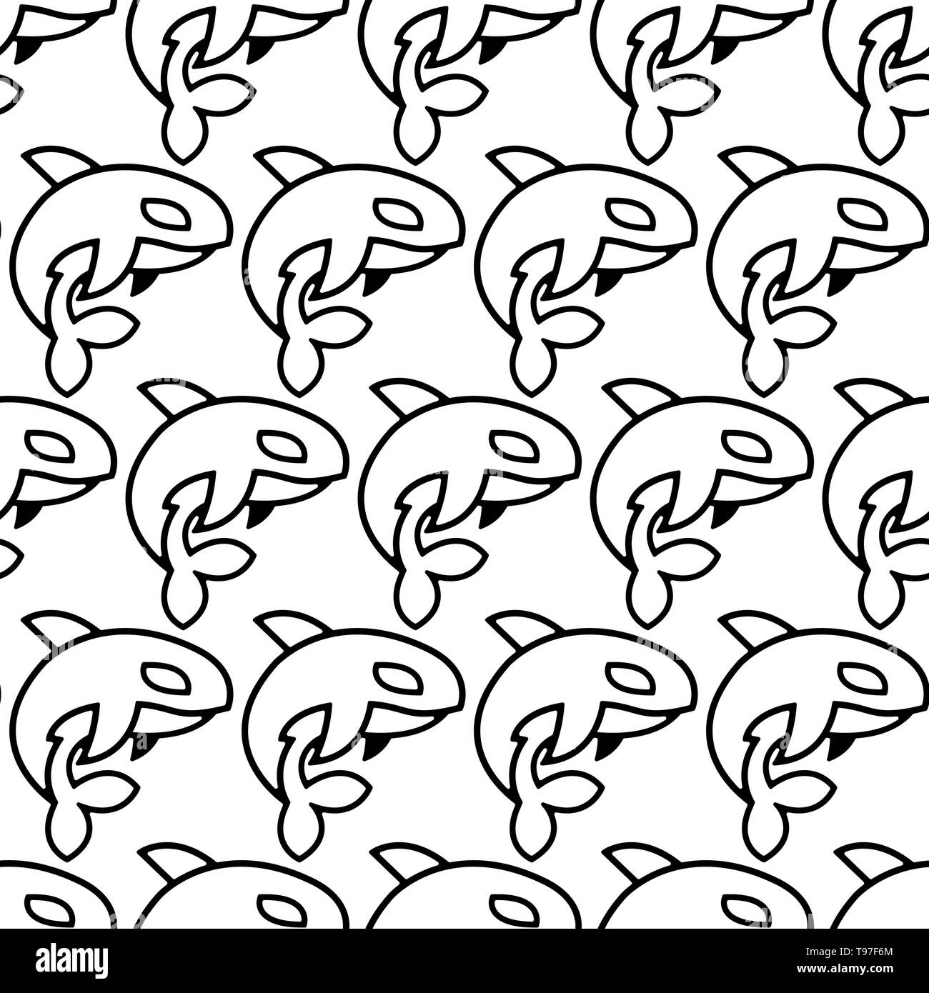 Killer Whale Orca illustration Stock Vector Image & Art - Alamy