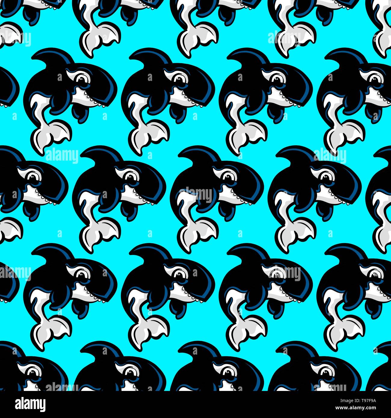 Killer Whale Orca illustration Stock Vector Image & Art - Alamy