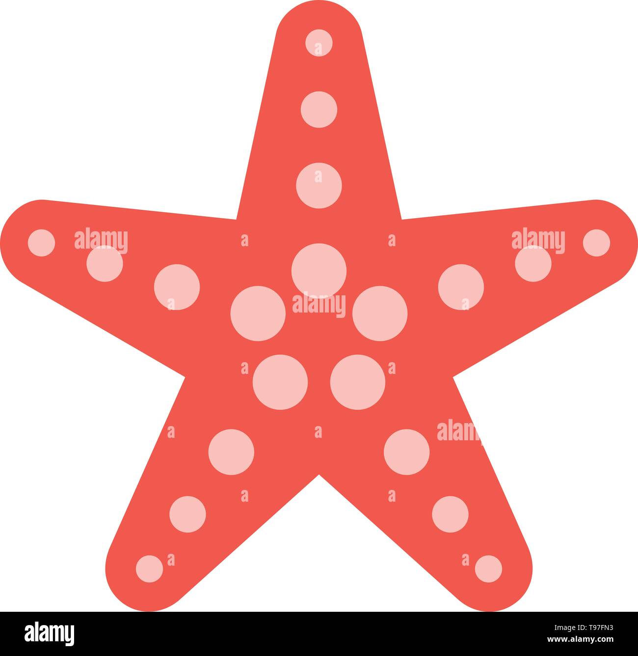 Starfish Vector Icon Stock Vector Image & Art - Alamy