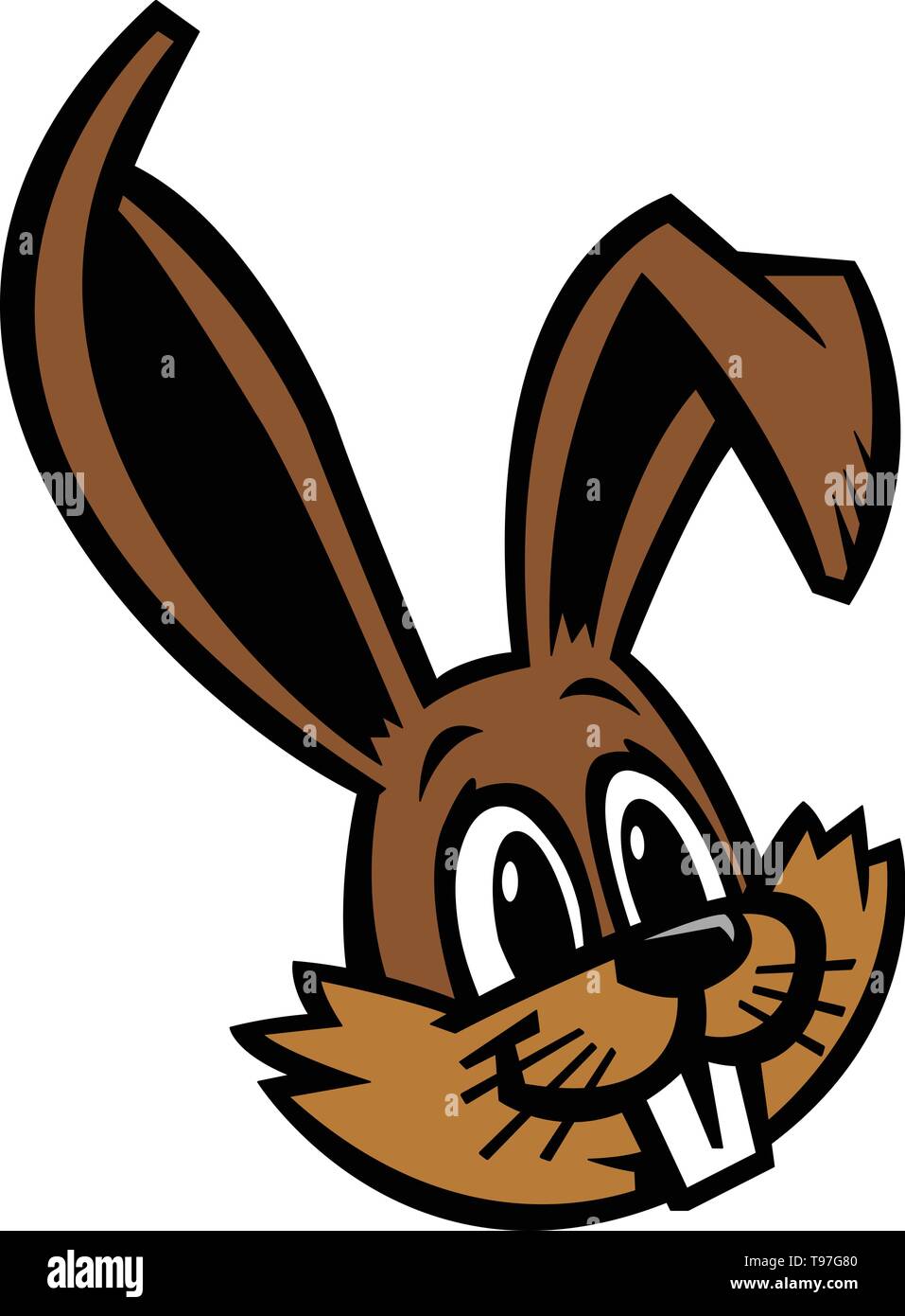Cartoon bunny rabbit vector icon Stock Vector Image & Art - Alamy