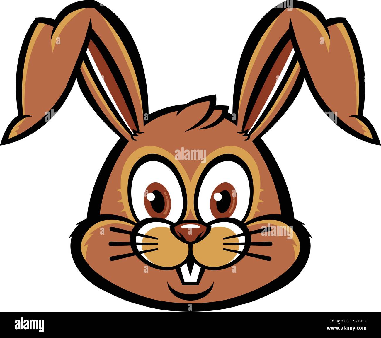 Cartoon bunny rabbit vector icon Stock Vector Image & Art - Alamy
