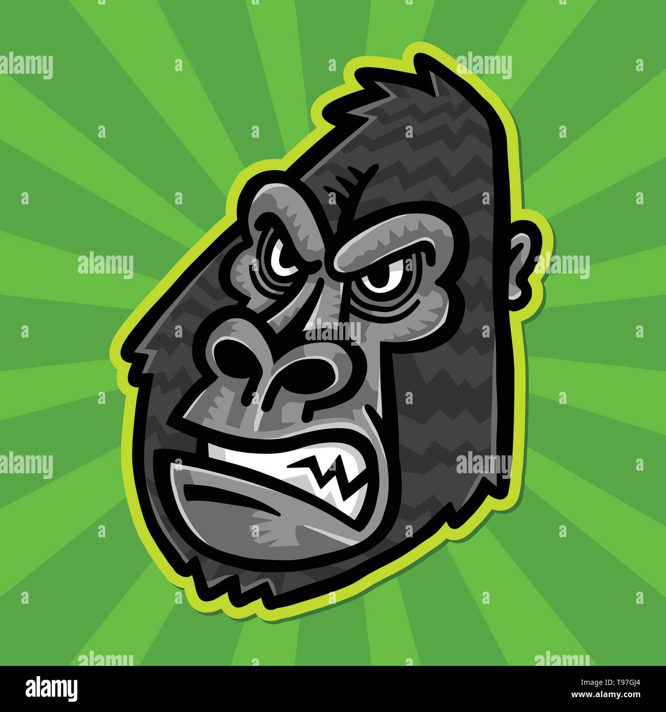 Gorilla Ape Monkey Face Stock Vector Image & Art - Alamy Gorilla Ape Monkey Face Stock Vector Image & Art - Alamy