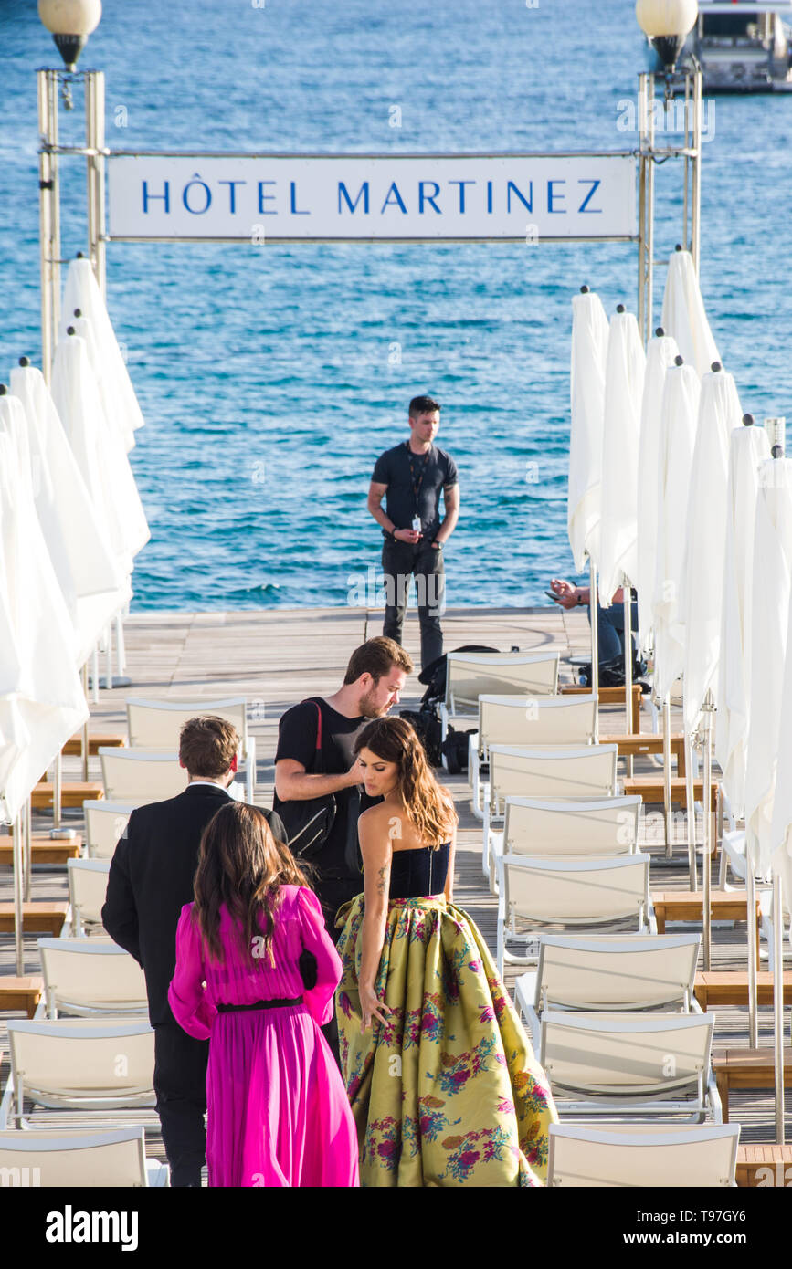 CANNES,FRANCE-MAY,16,2019: brazilian model isabeli Fontana attends a