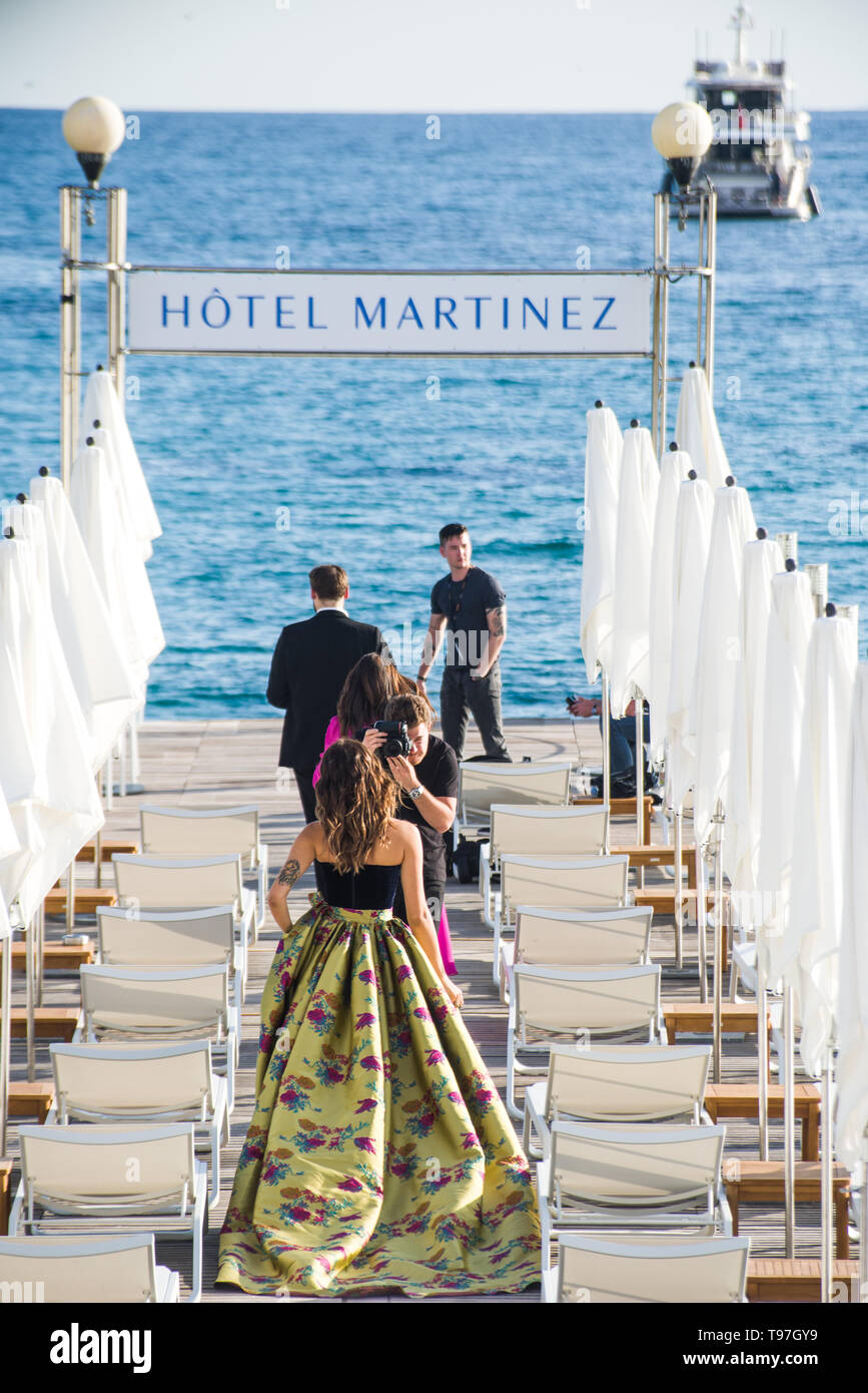 CANNES,FRANCE-MAY,16,2019: brazilian model isabeli Fontana attends a