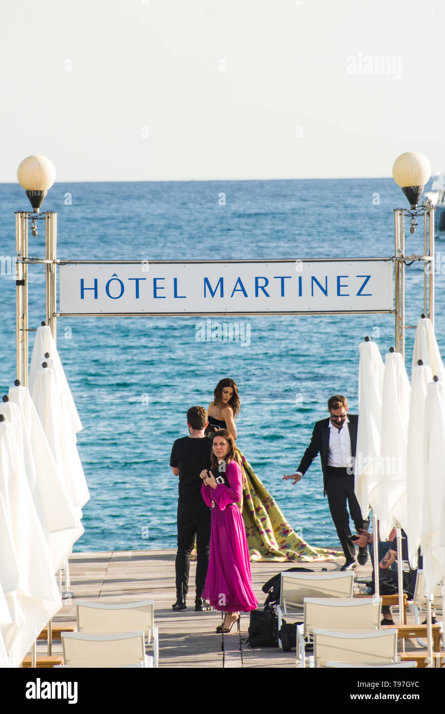 CANNES,FRANCE-MAY,16,2019: brazilian model isabeli Fontana attends a