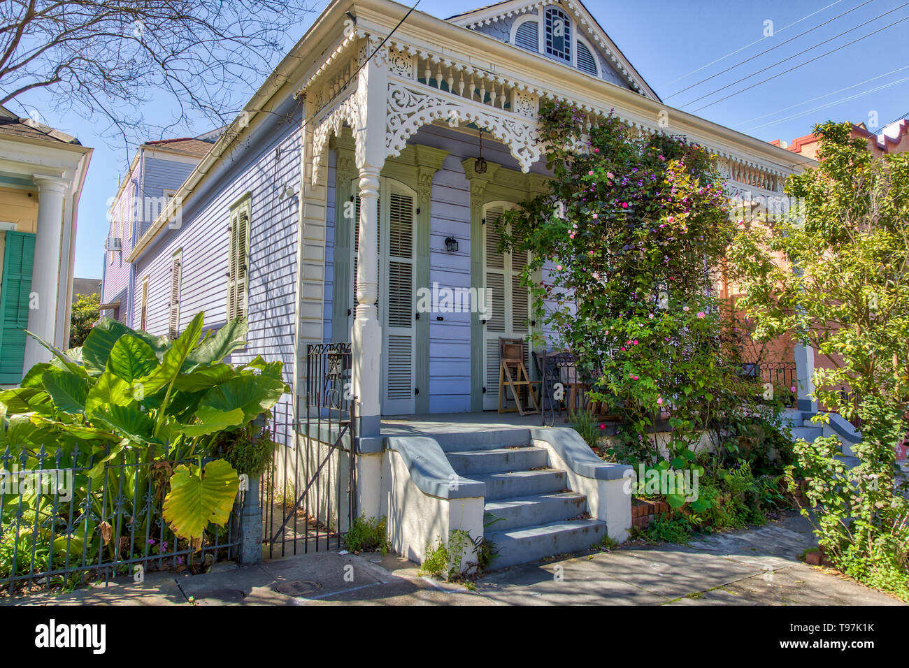 New Orleans Homes Stock Photo