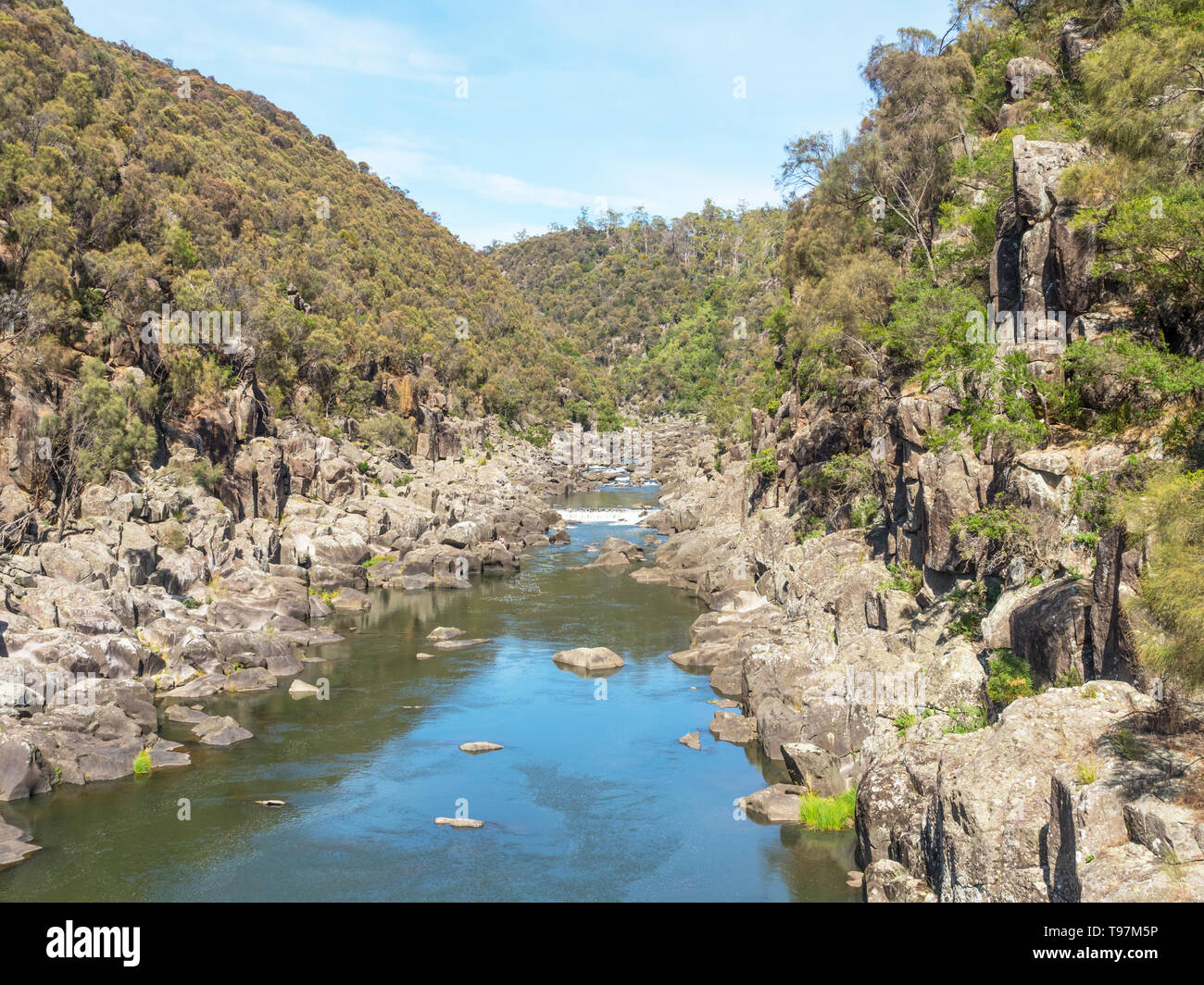 Cataract in the lower section of the South Esk River in