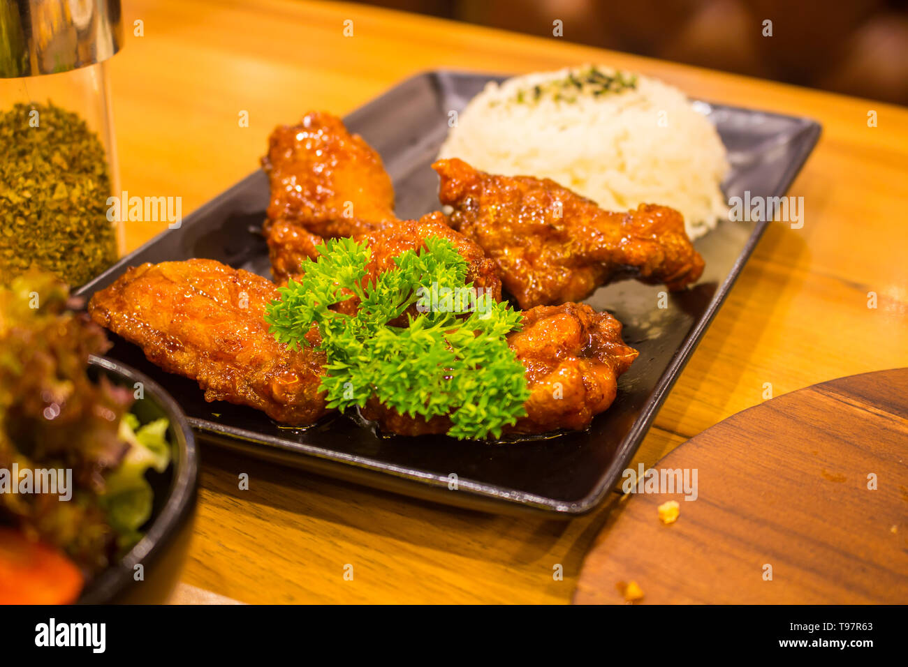 Korean barbecue and rice hi-res stock photography and images - Alamy