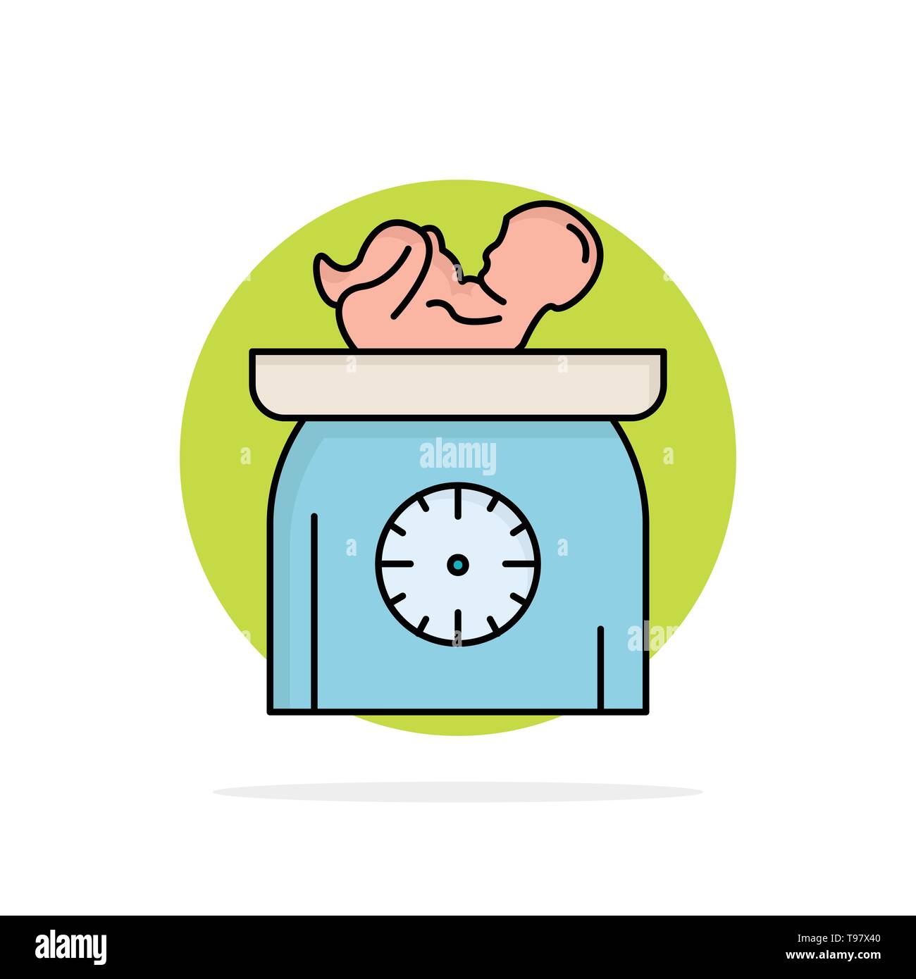 460+ Baby Weight Scale Stock Illustrations, Royalty-Free Vector Graphics &  Clip Art - iStock