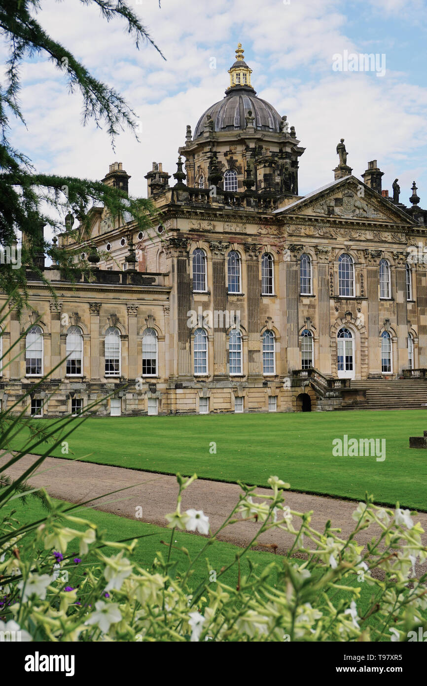 Castle Howard Exterior in Yorkshire England Stock Photo Alamy