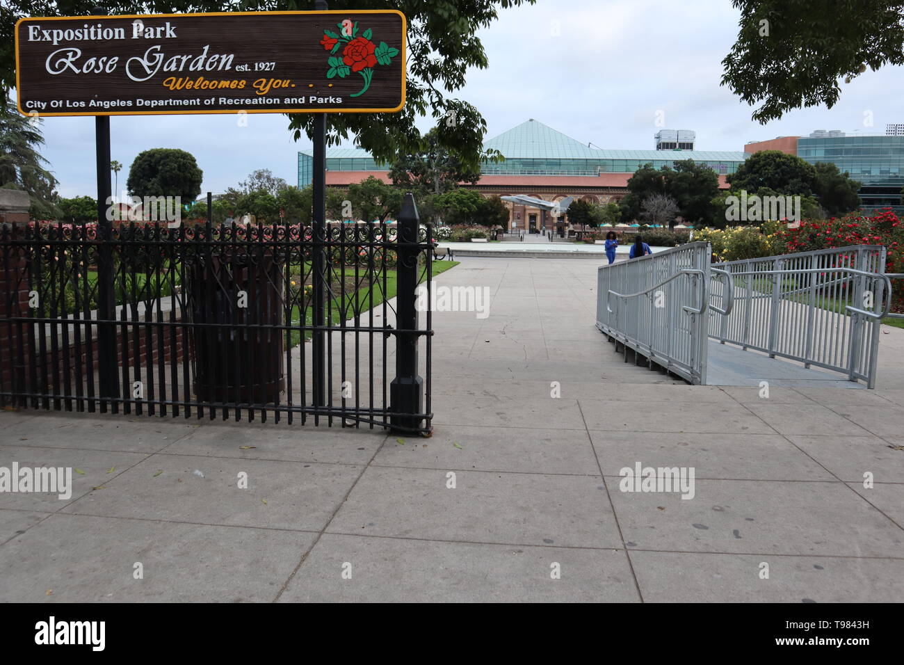 Exposition Park Rose Garden Los Angeles California Stock Photo