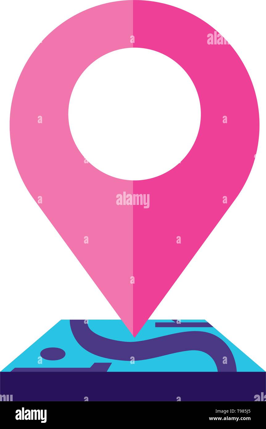 pin pointer location icon vector illustration design Stock Vector Image ...