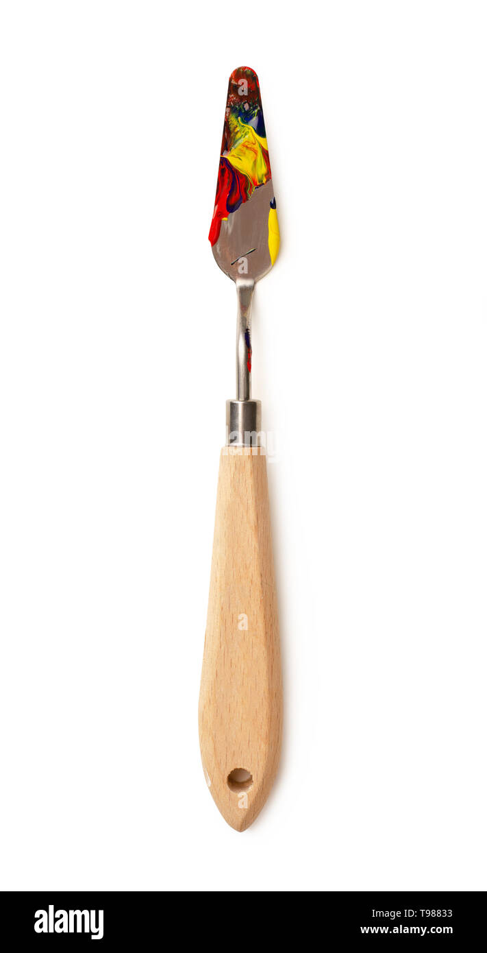 Palette spatula tool hi-res stock photography and images - Alamy