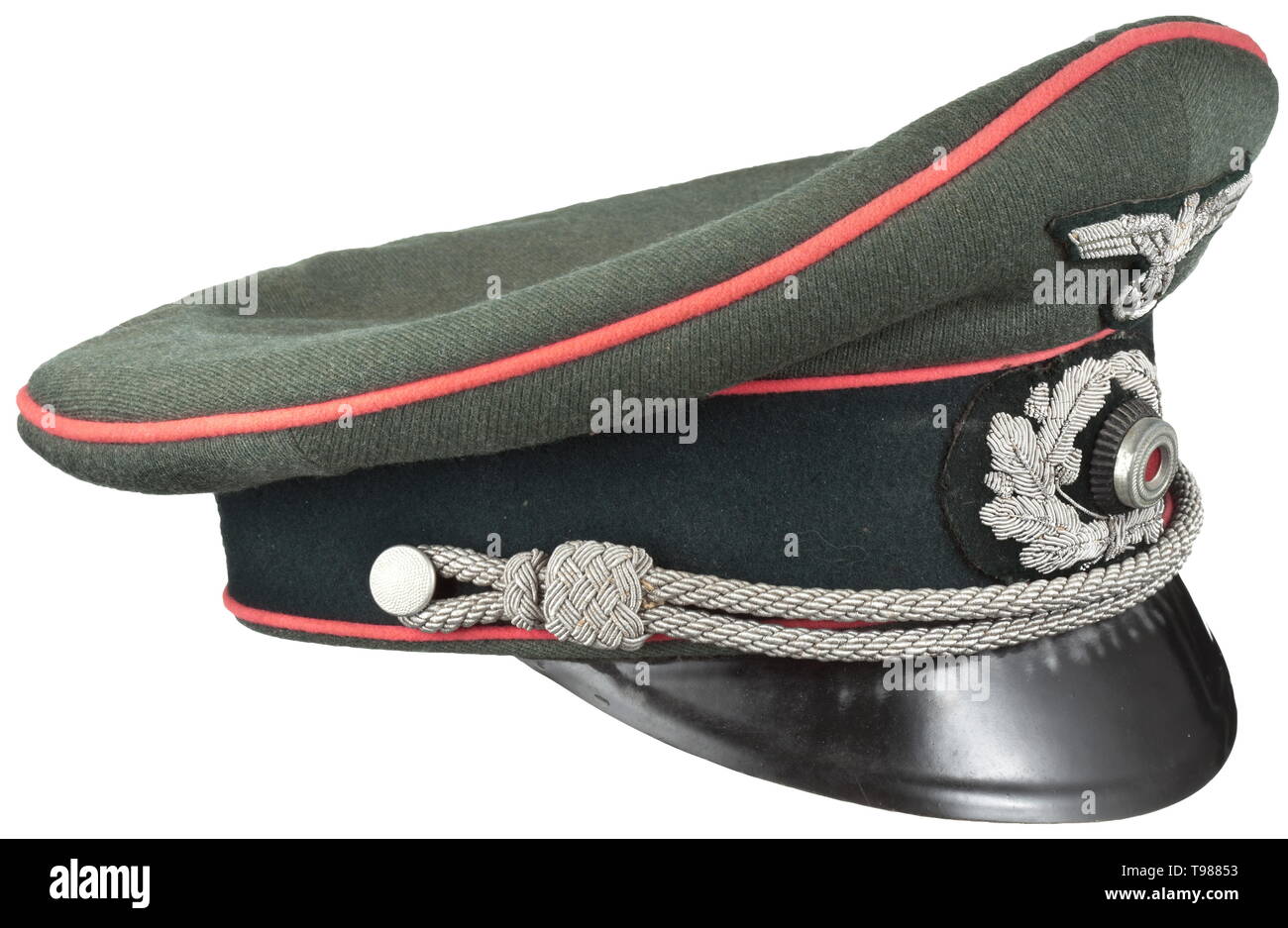 A visor cap for officers of panzer 