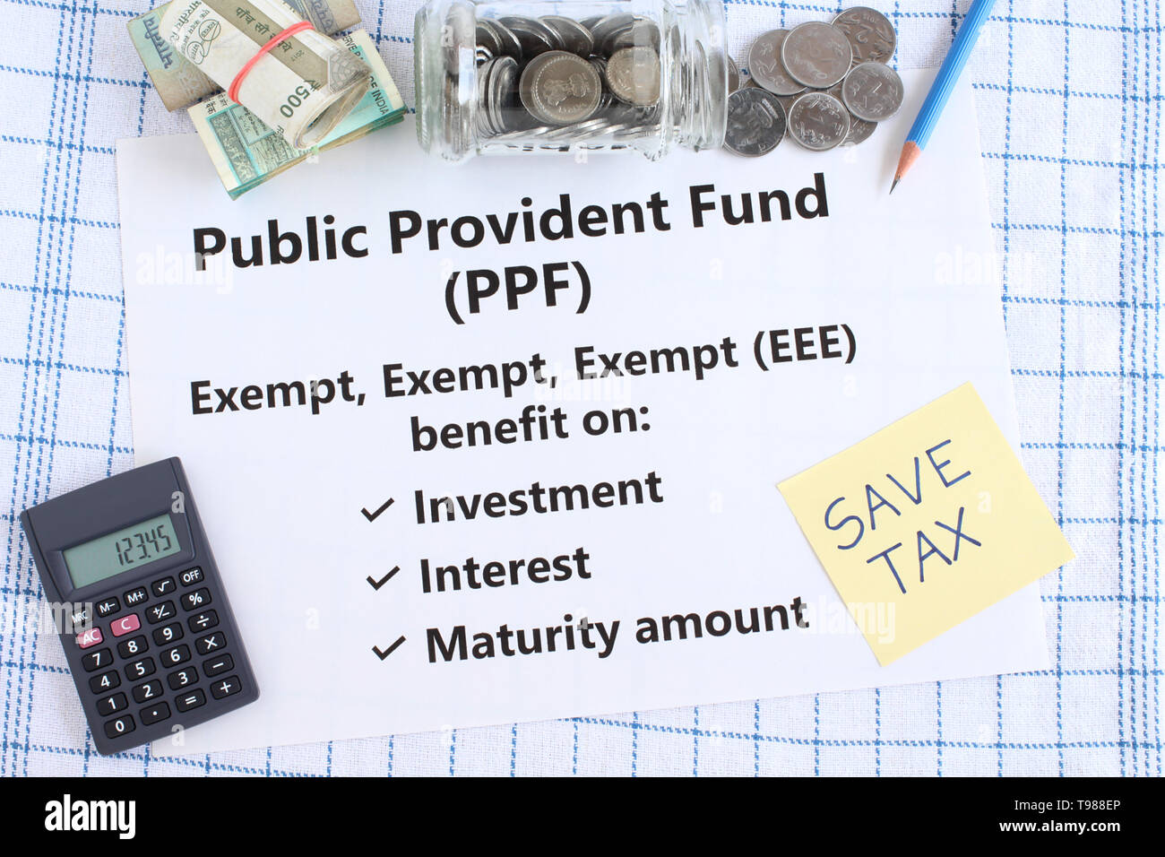 Public provident fund, PPF, a Government of India investment scheme