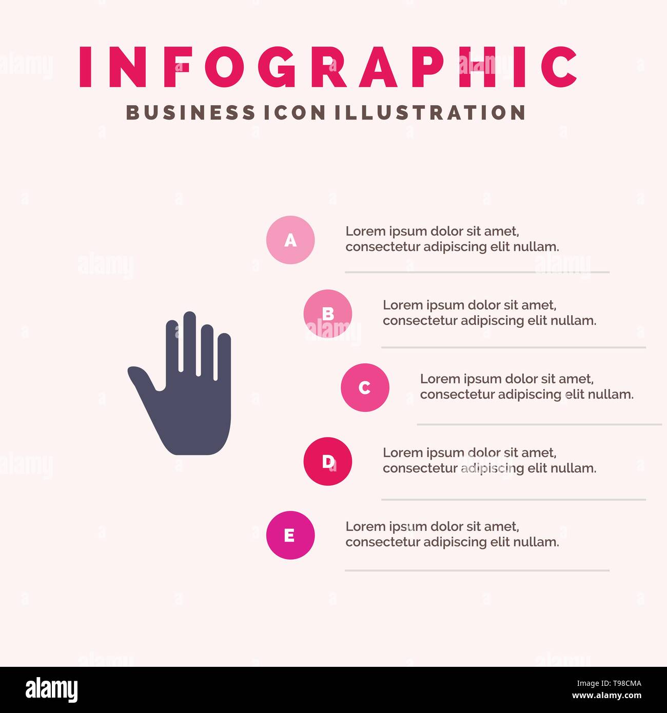 Infographic Definition Iconographic Gestures