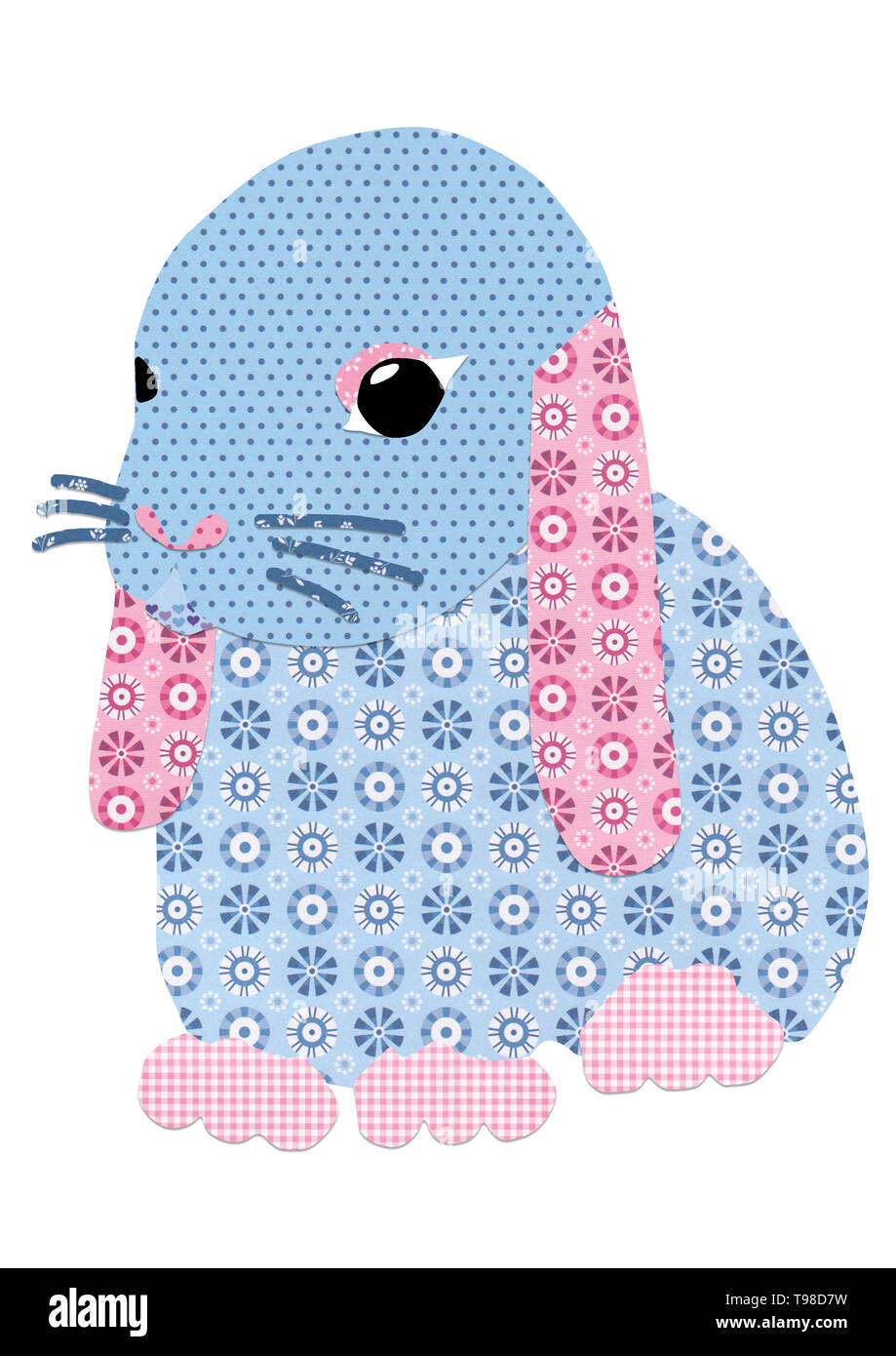 Easter Bunny 3D Shadow Box SVG Layered Paper Cut Template