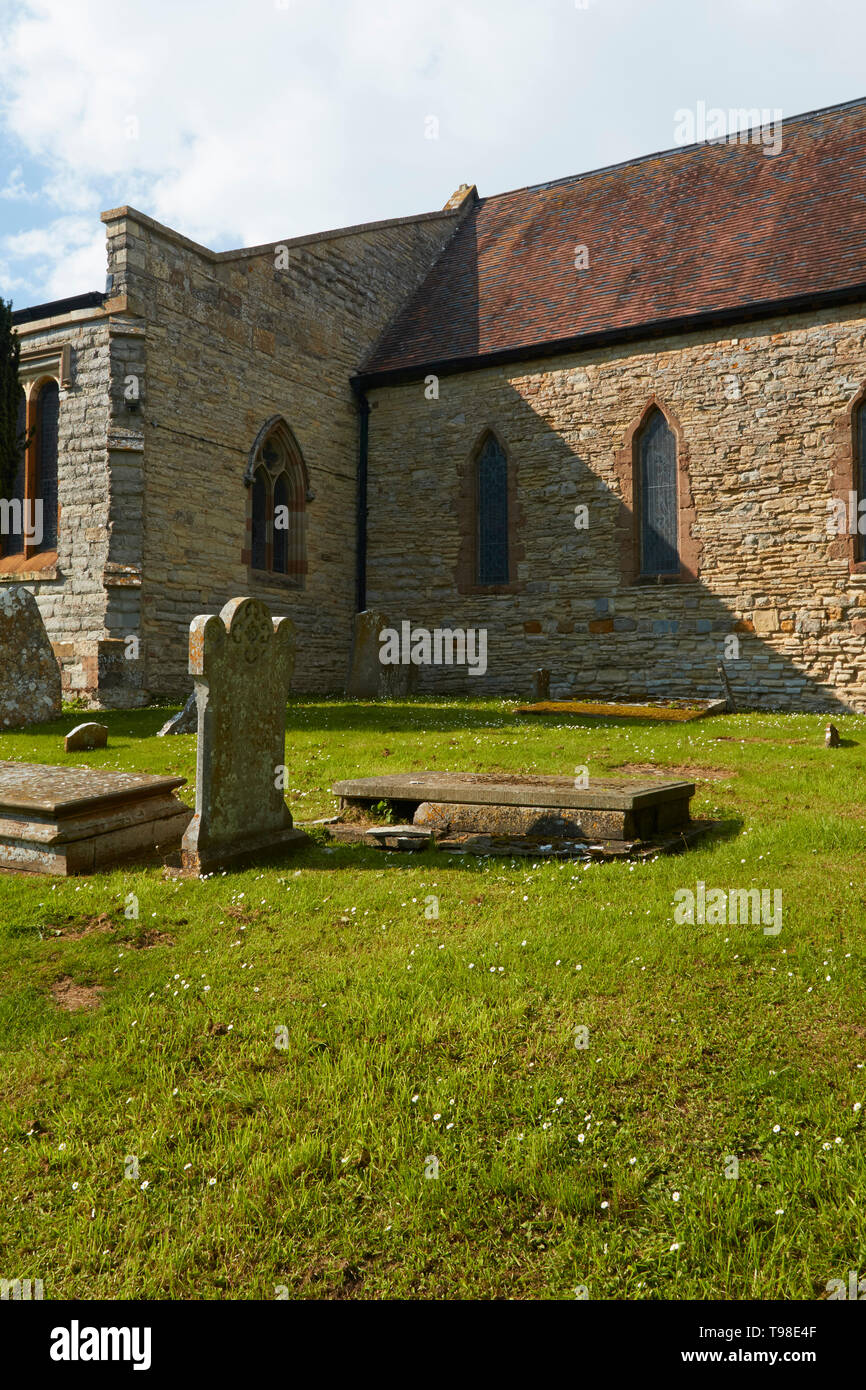 The Church of St. Laurance Bidford-on-Avon, Alcester, Warwickshire, England, United Kingdom, Europe Stock Photo