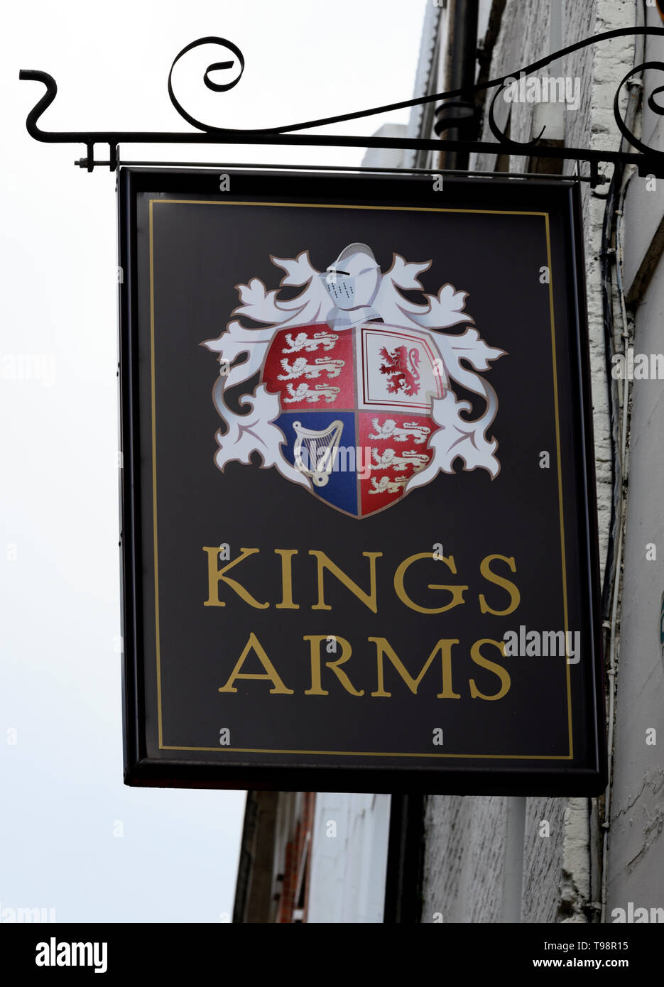The Kings Arms public house, Poland Street, Soho, London, England, UK Stock Photo