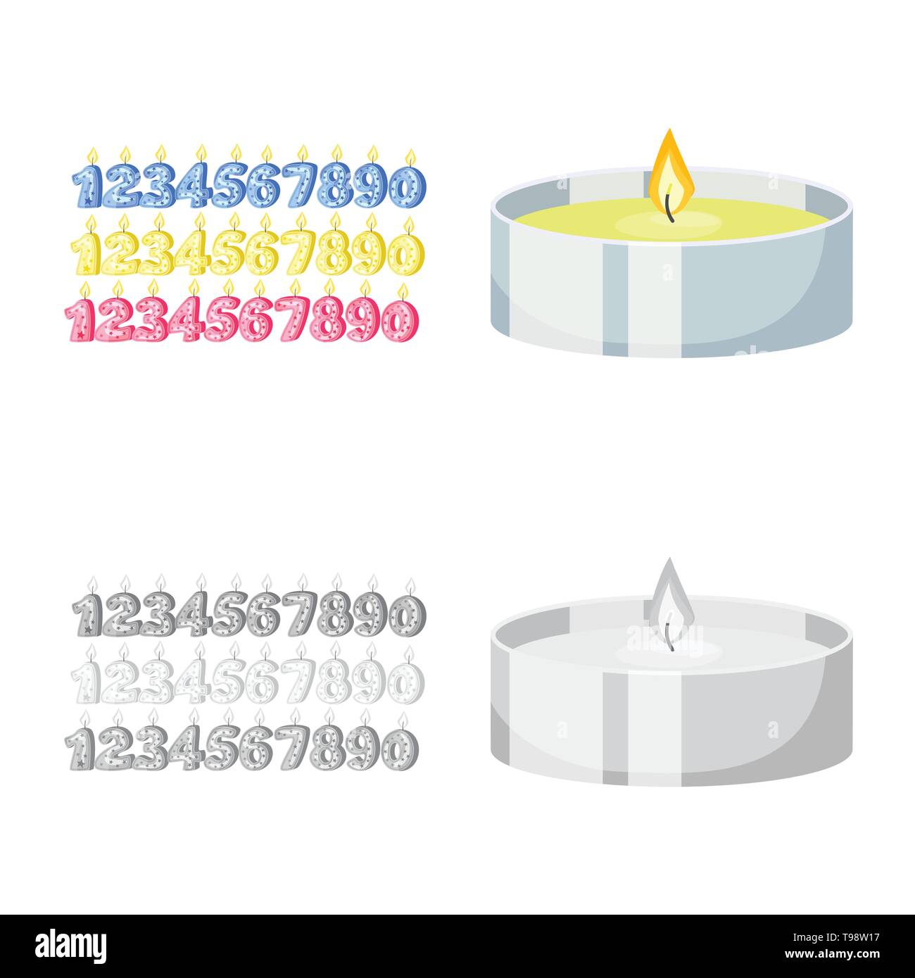 Candle Holiday Wick Anniversary Memorial Bright Aroma Party
