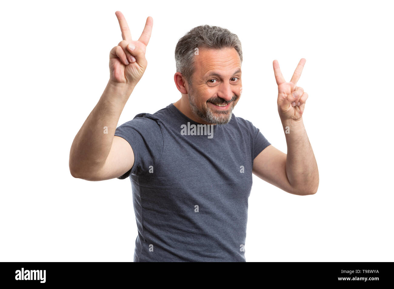 smiling-man-showing-peace-or-victory-sign-with-index-and-middle-fingers-isolated-on-background-T98WYA.jpg