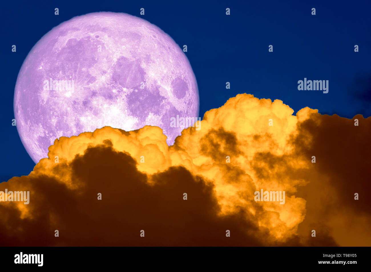 Purple Moon Nasa