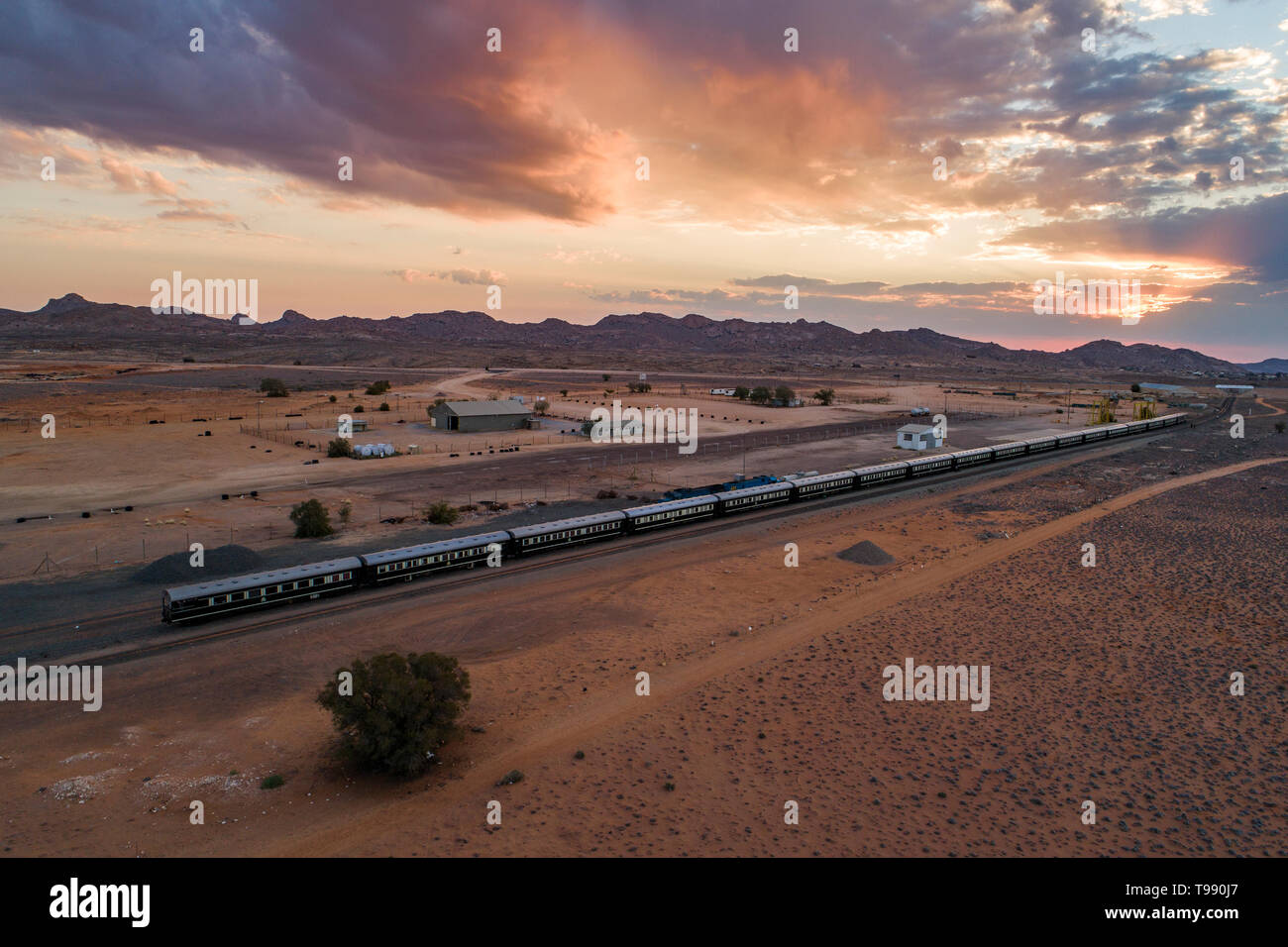 African Explorer, special train, Namibia, Africa Stock Photo