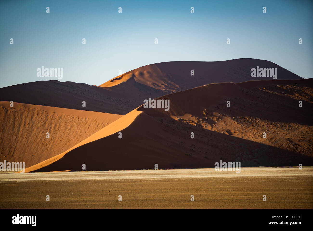 The largest dunes in the world, Sossusvlei, Namibia, Africa Stock Photo