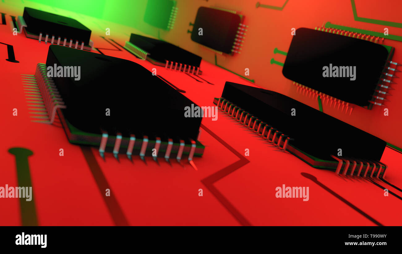 Electronic circuit loop circuit hi-res stock photography and images - Alamy