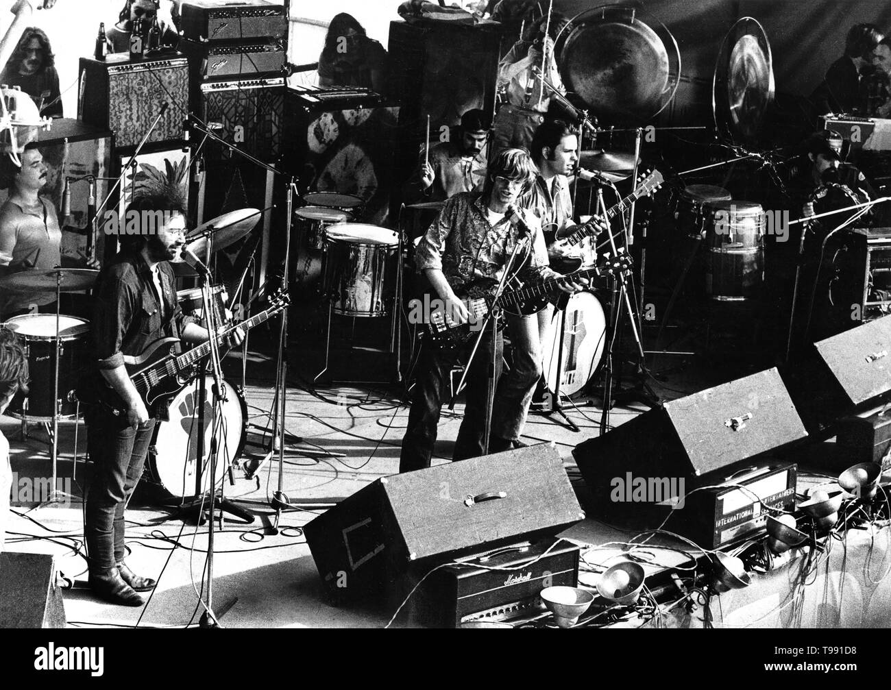 Grateful Dead performing live Stock Photo