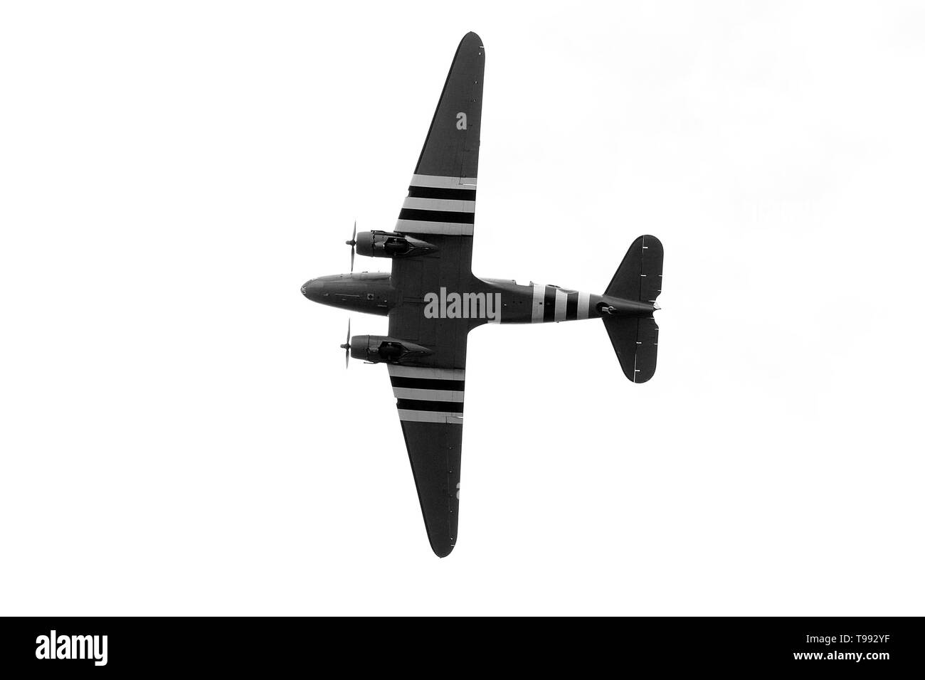 Douglas Skytrain, C-47,  D-day 1944 Stock Photo