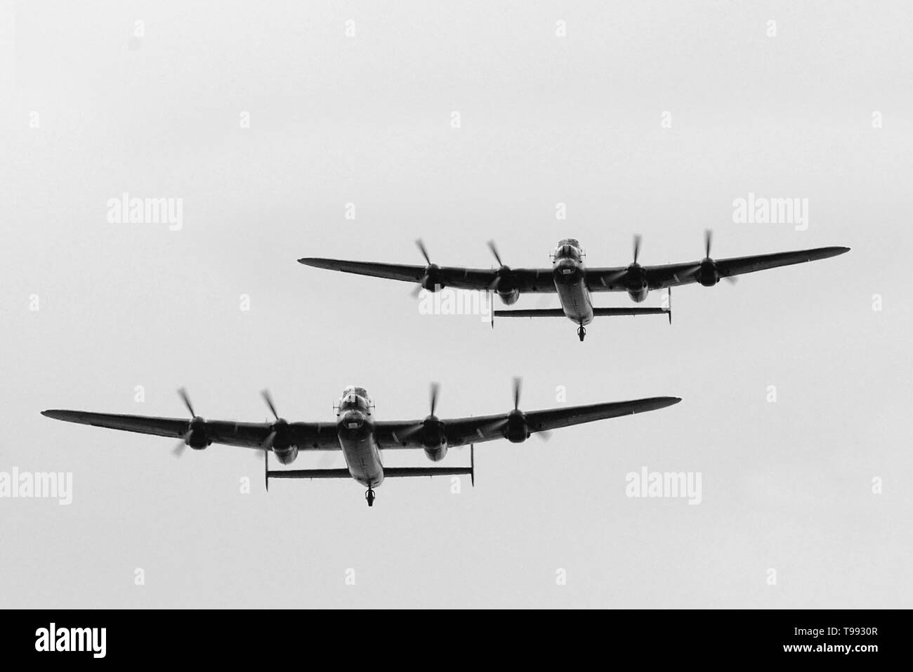 Avro Lancaster, Allied bombing raids Stock Photo