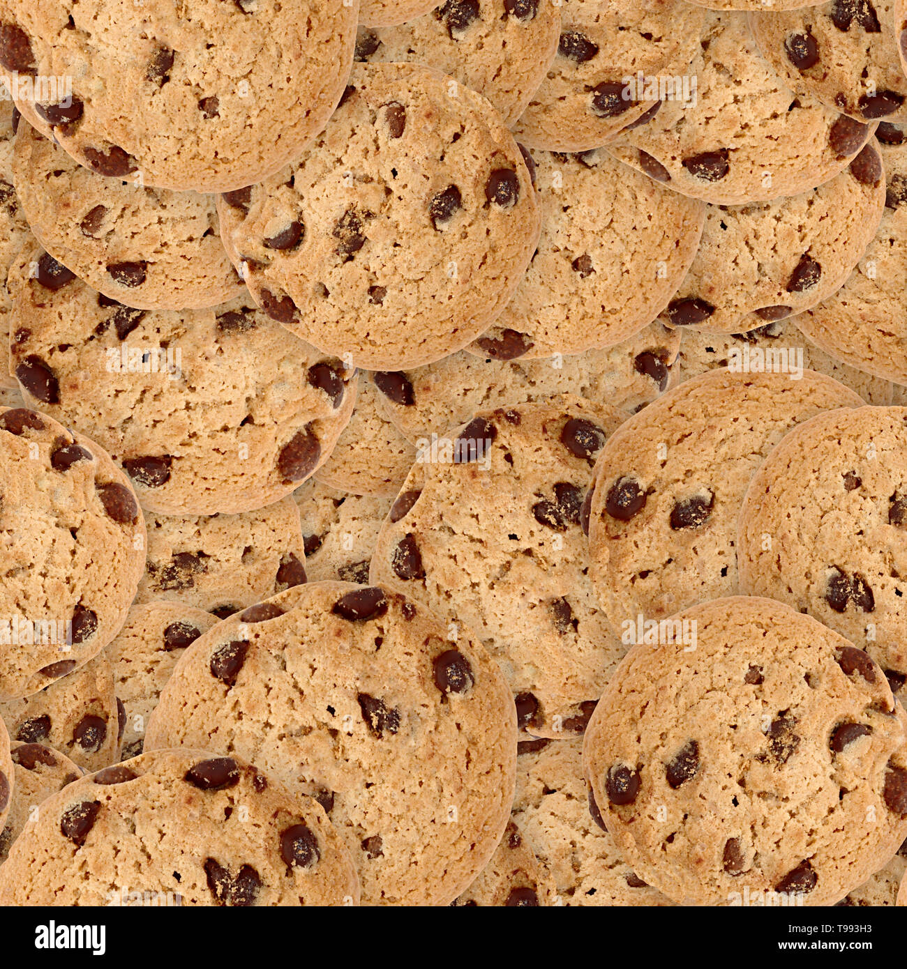 Cookies Seamless Texture Tile Stock Photo Alamy
