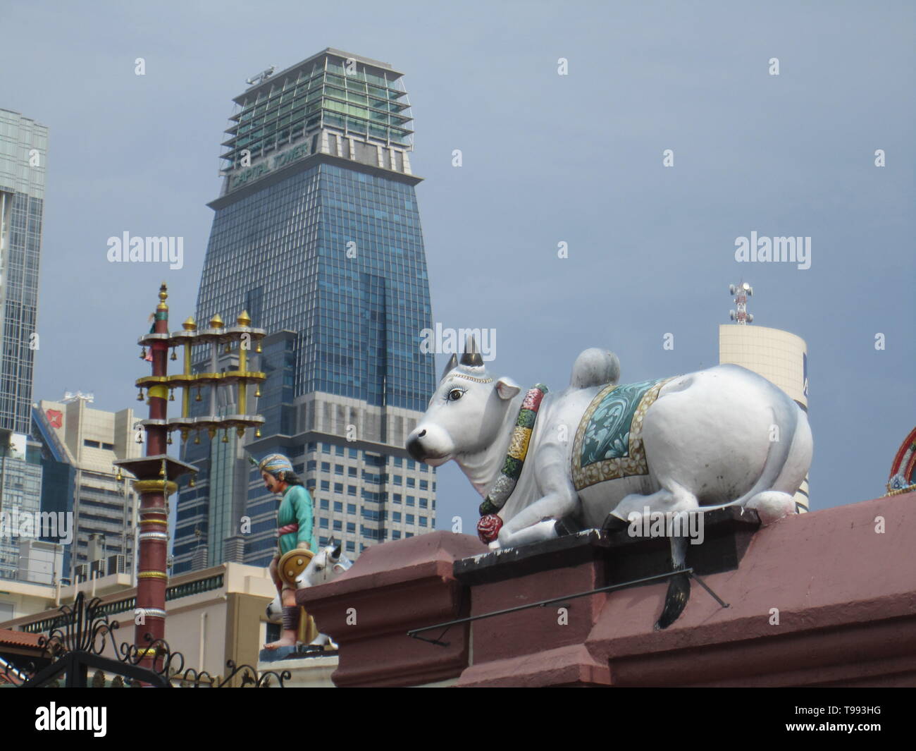 Sri Mariamman Temple, Singapore Stock Photo