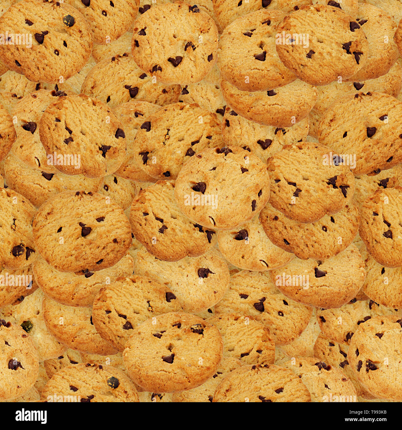 Cookies Seamless Texture Tile Stock Photo Alamy
