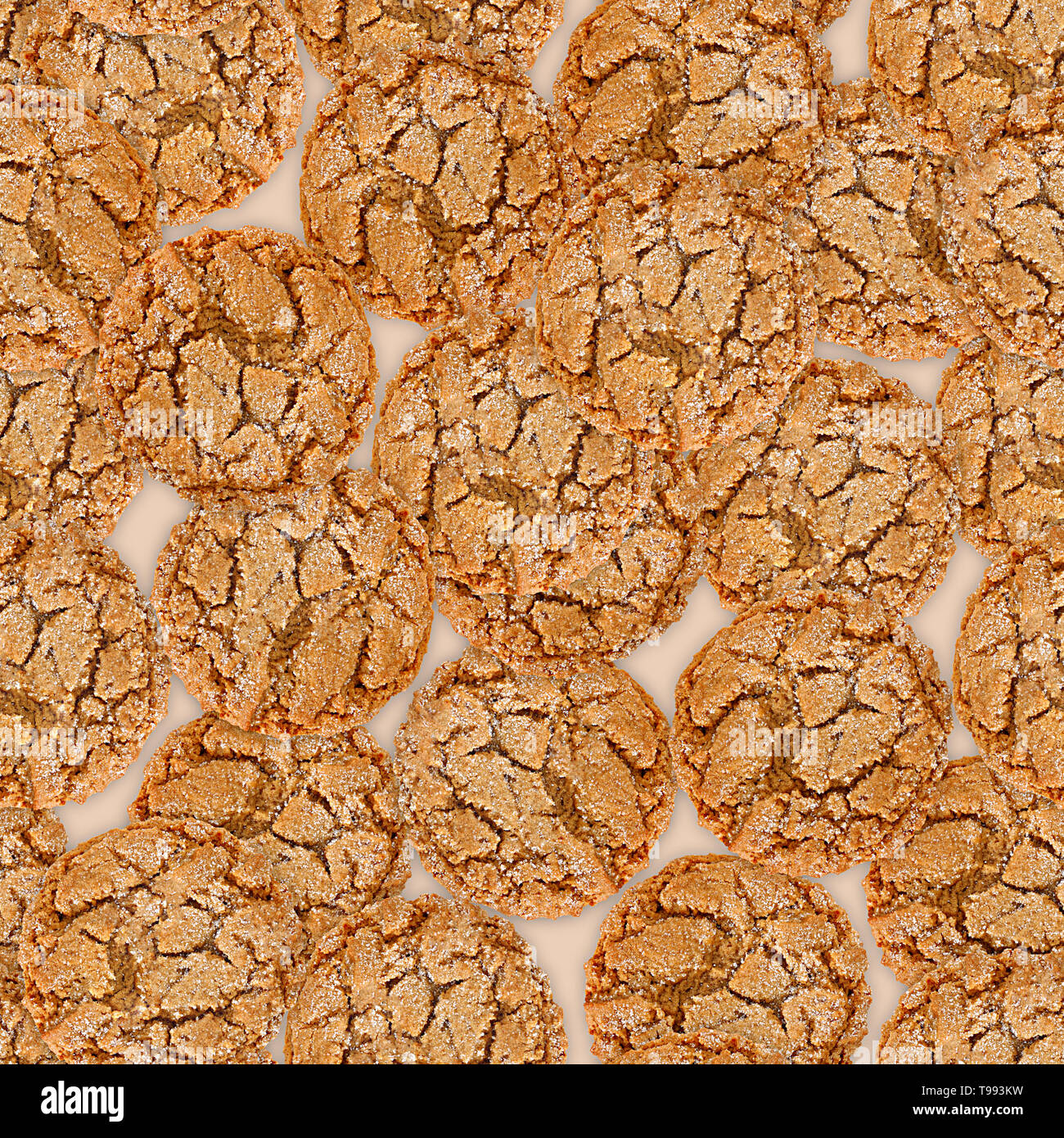 Cookies Seamless Texture Tile Stock Photo