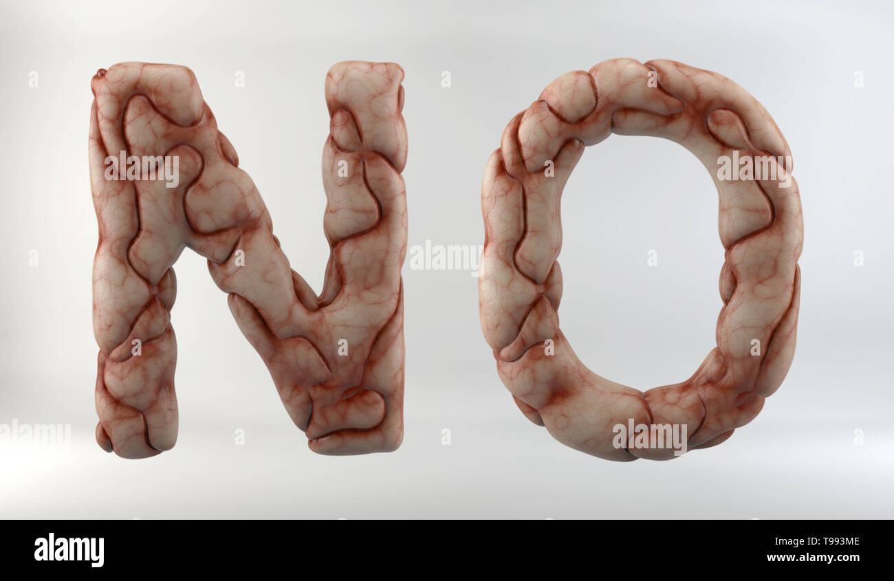 Brain Lettering 3d 3D Render of Brain Alphabet (Letters and Numbers) isolated on white ...