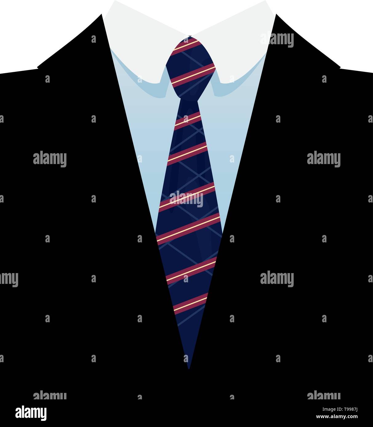 men suit tie background design vector illustration Stock Vector Image ...
