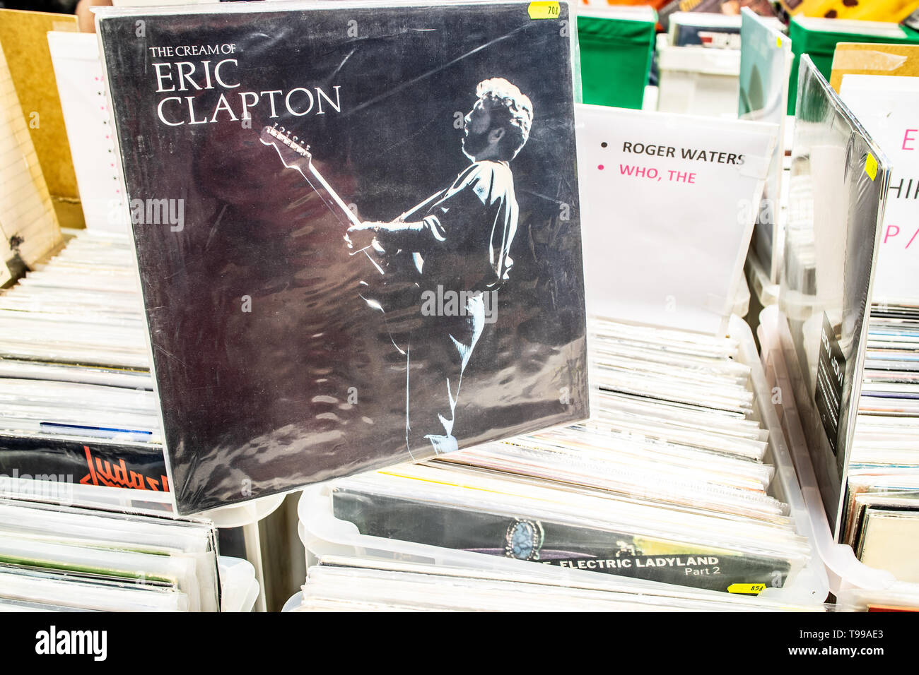 Eric clapton vinyl lp record and cover hi-res stock photography and ...