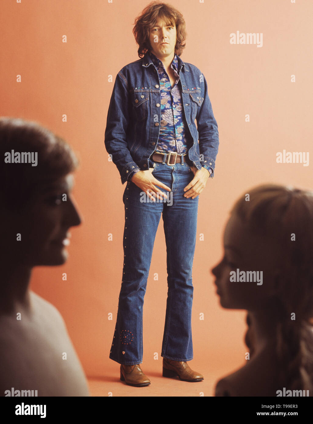 Alex Harvey posed in Amsterdam ca 1972 (Photo Gijsbert Hanekroot Stock ...