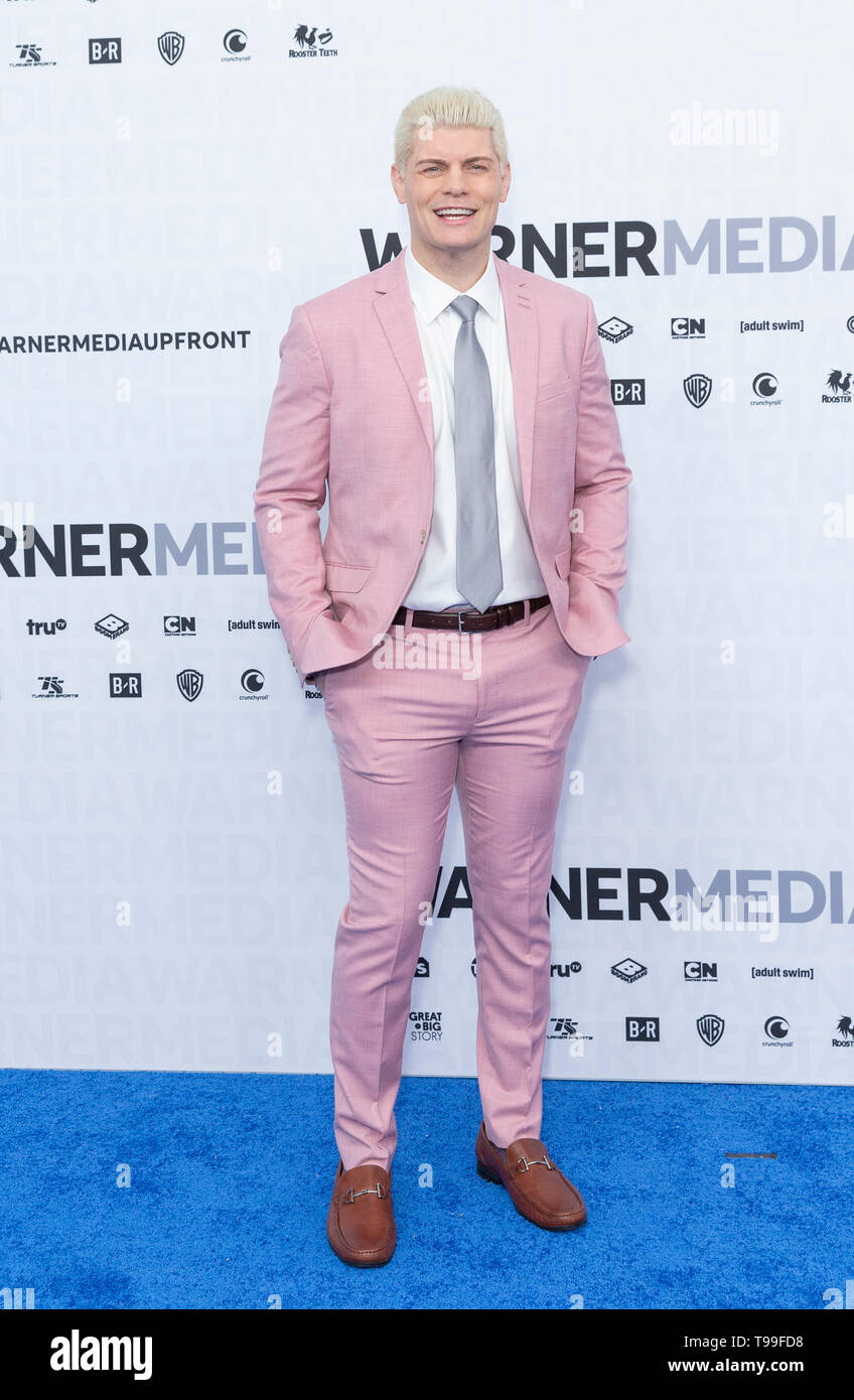 Cody Rhodes attends WarnerMedia Upfront 2019 arrivals outside of The Theater at Madison Square Garden (Photo by Lev Radin / Pacific Press) Stock Photo