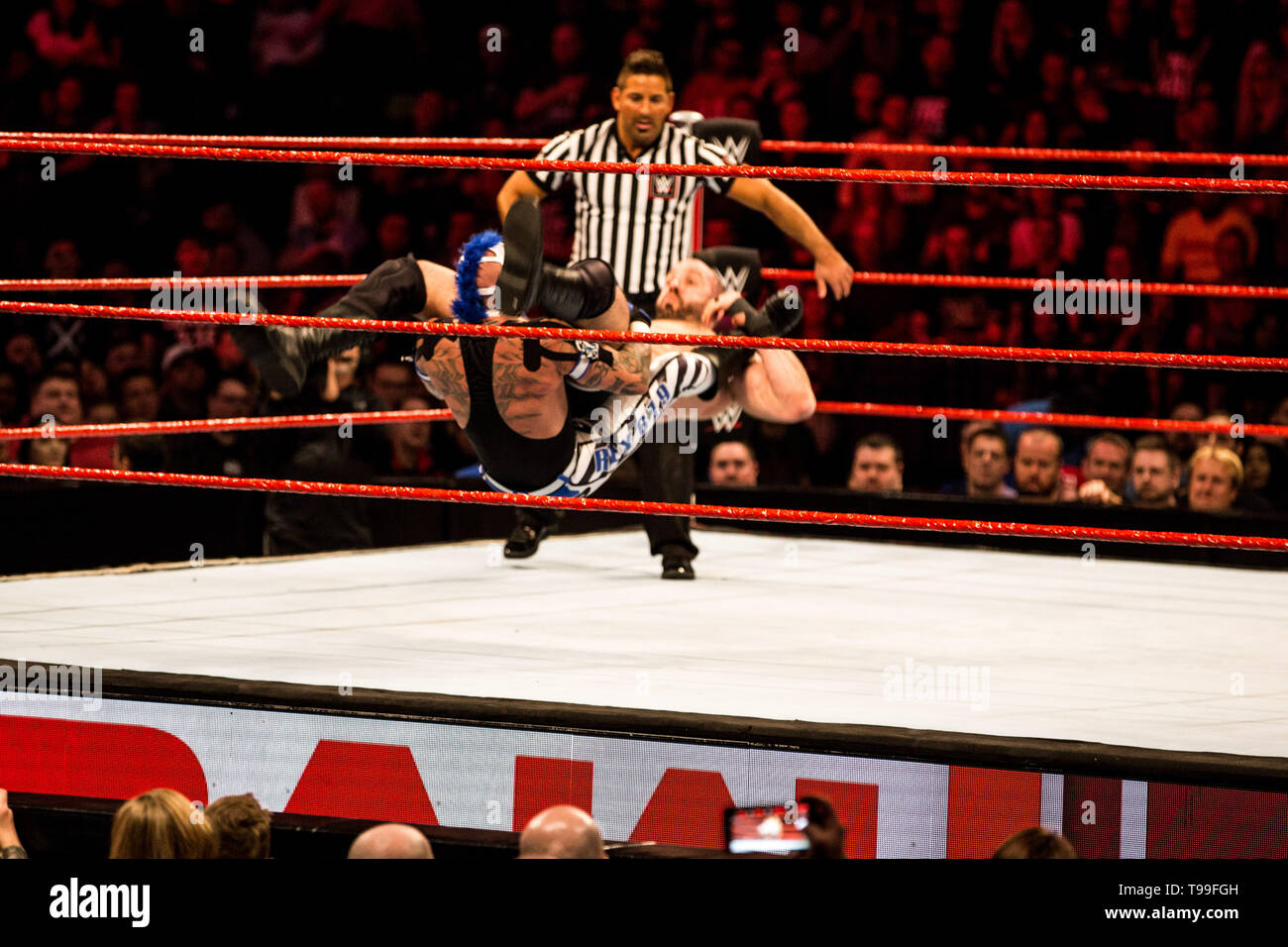 WWE Monday Night Raw at 02 Arena. London. on the 13th May 2019 Stock Photo