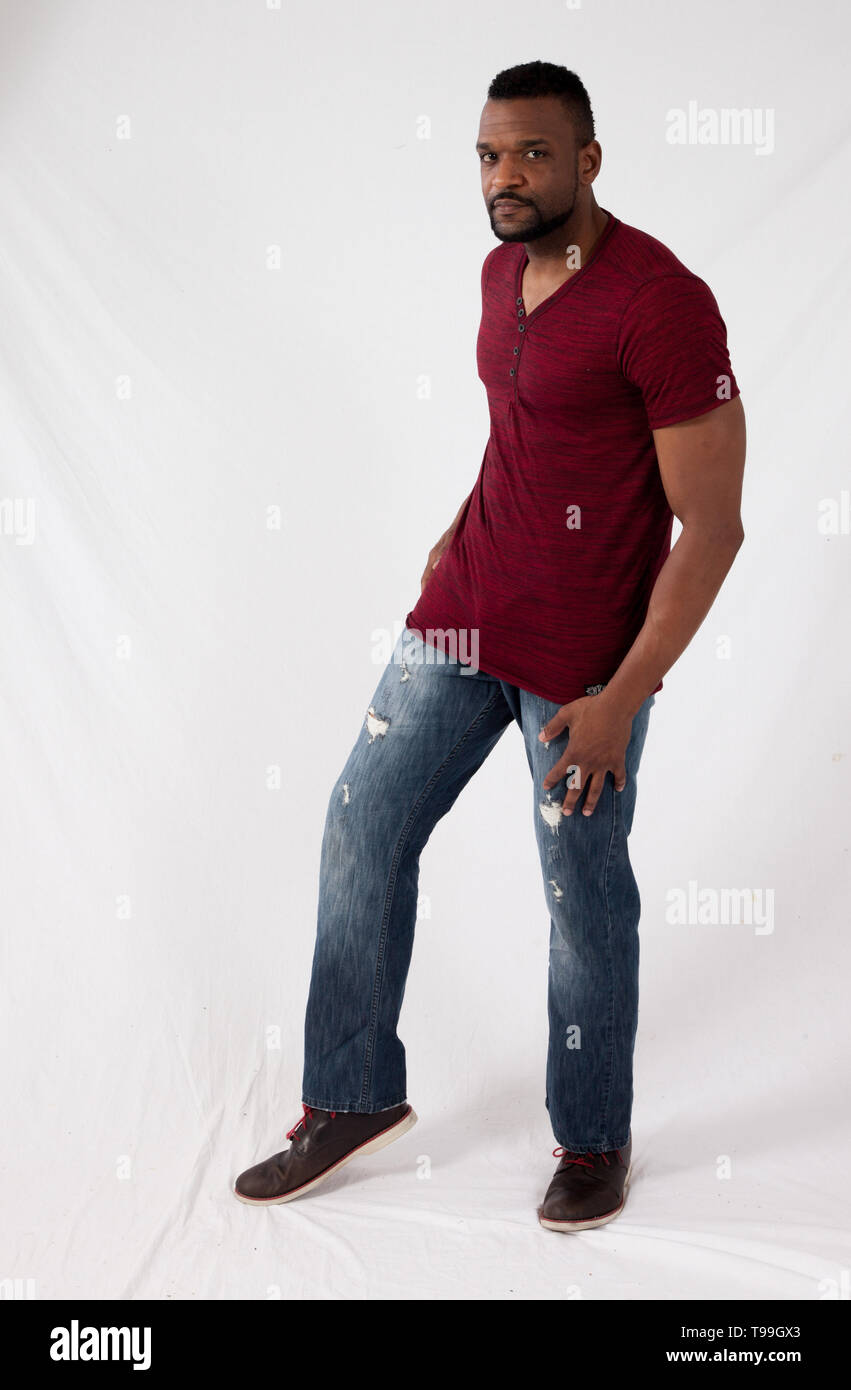 Handsome black man looking hi-res stock photography and images - Alamy