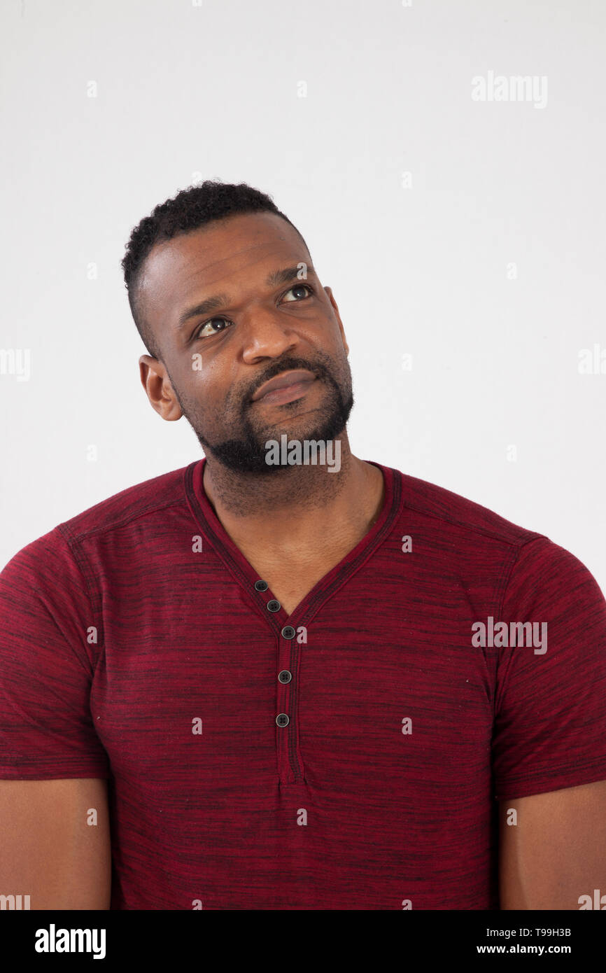 Handsome black man looking hi-res stock photography and images - Alamy