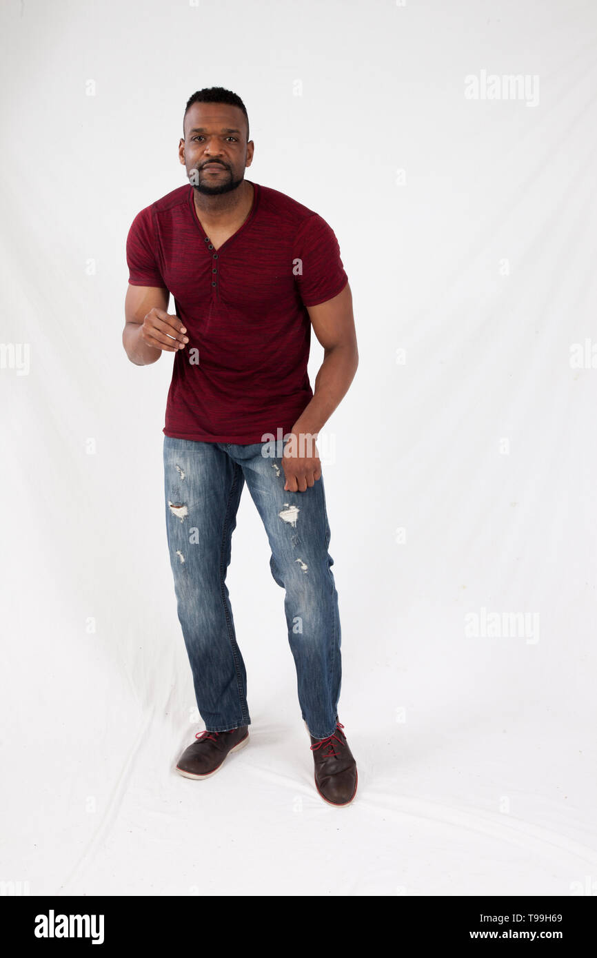 Handsome black man looking hi-res stock photography and images - Alamy
