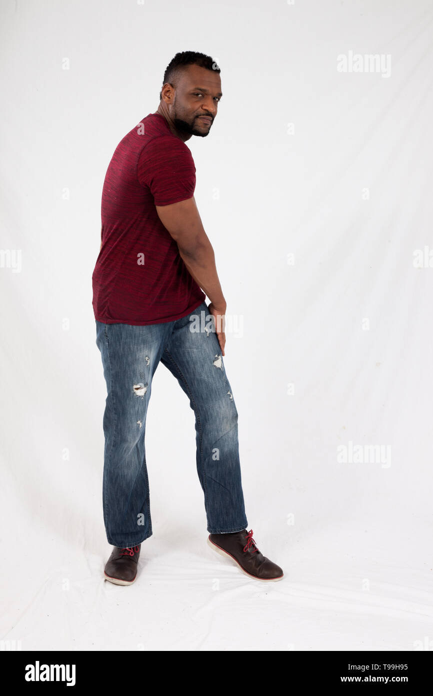 Handsome black man looking hi-res stock photography and images - Alamy