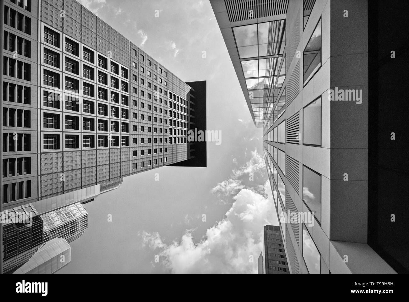Architecture germany frankfurt main Black and White Stock Photos ...