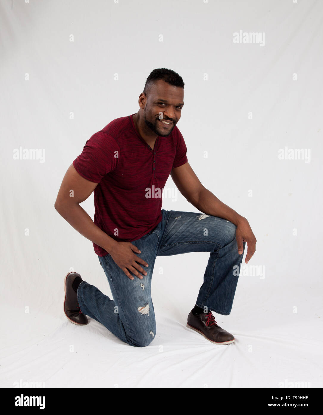 Happy black man hi-res stock photography and images - Alamy